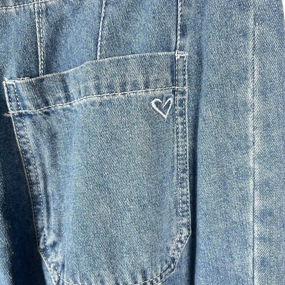 Velvet Heart Denim Womens Alyx Cropped Wide Leg Pants Jeans High Rise Size 29 - Picture 10 of 14